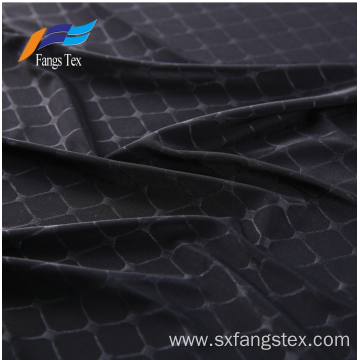 Polyester knitted Embossed Abaya Formal Black Ladies Fabric